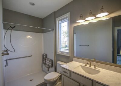 Bedroom and Bathroom