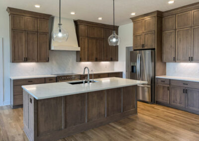 Lazaro Builders Custom Kitchen with Maple Cabinets in Brownsburg, IN